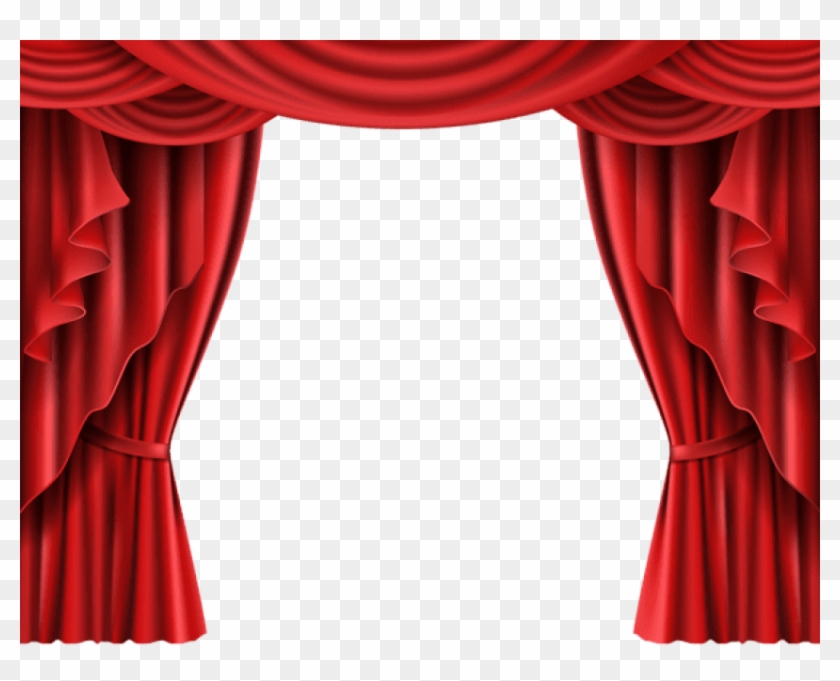 Download Red Theater Curtain Transparent Clipart Png - Download Red Theater Curtain Transparent Clipart Png #1536903