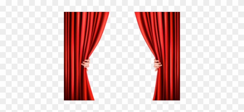 Hands Opening Velvet Curtains - Hands Opening Velvet Curtains #1536914