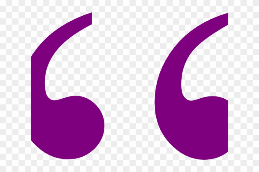 Quotation Clipart Purple - Quotation Clipart Purple #1537128