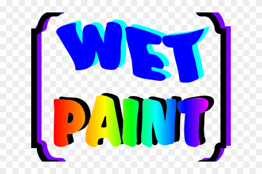 Painting Clipart Wet Paint - Painting Clipart Wet Paint #1537184