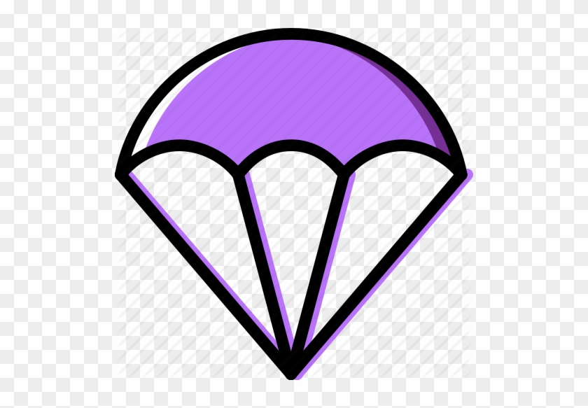 Clip Stock Parachute Vector Purple - Clip Stock Parachute Vector Purple #1537343