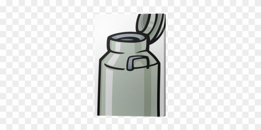 Milk Can Or Churn Cartoon Clip Art Canvas Print • Pixers® - Milk Can Or Churn Cartoon Clip Art Canvas Print • Pixers® #1537396