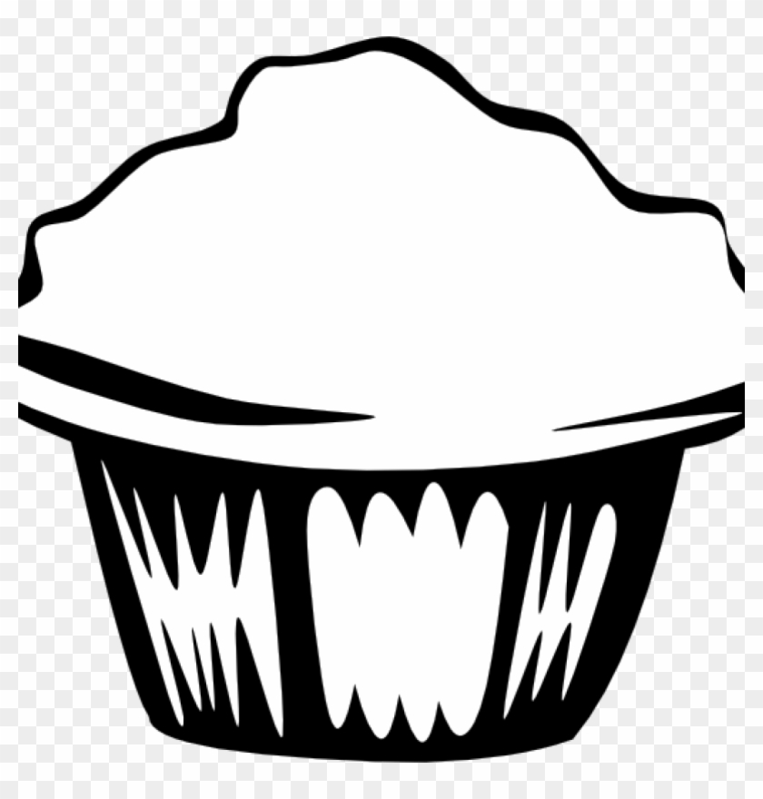 Cupcake Clipart Outline Cupcake Outline Clipart Black - Cupcake Clipart Outline Cupcake Outline Clipart Black #1537446