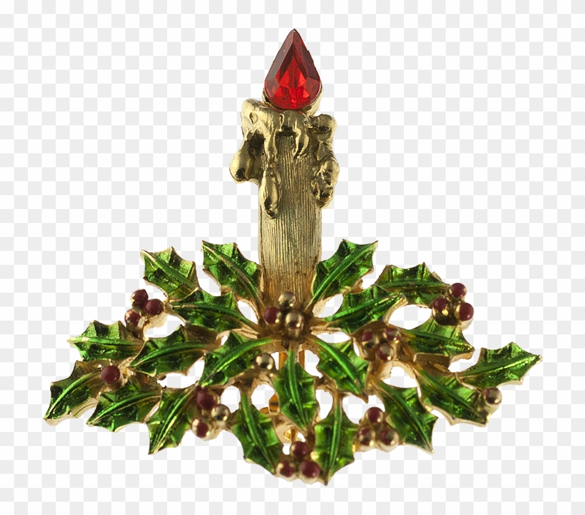 Jj Christmas Candle Brooch From Krombholzjewelers On - Jj Christmas Candle Brooch From Krombholzjewelers On #1538195