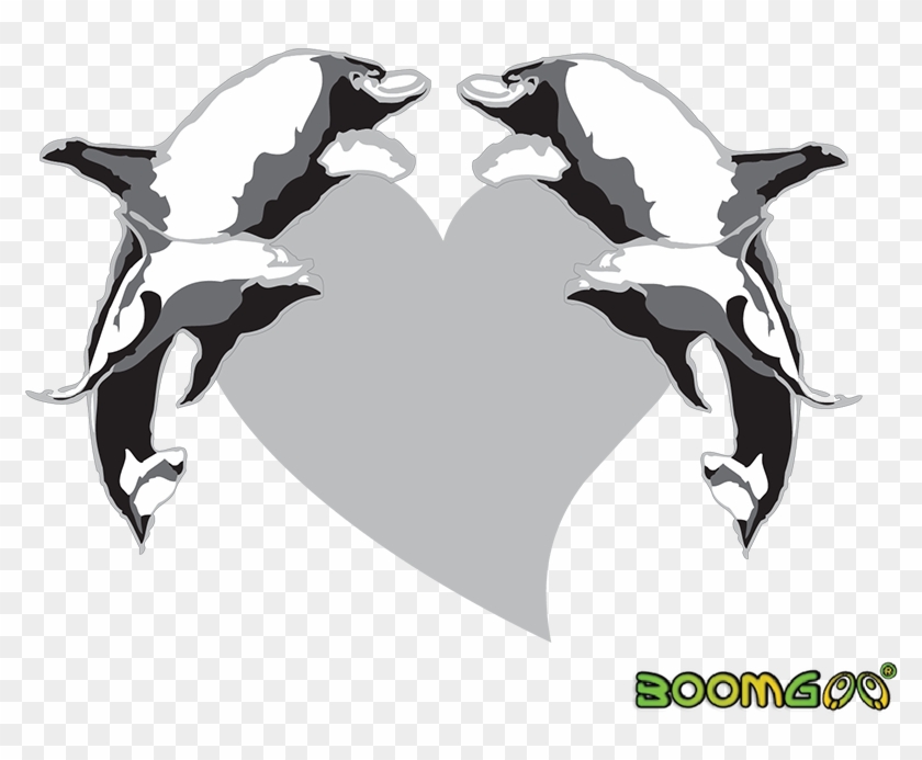 Dolphin Clipart Mother Child - Dolphin Clipart Mother Child #1538220
