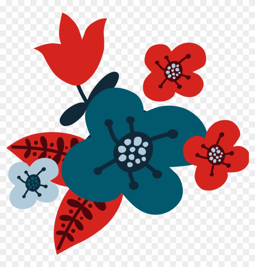 Red Flower Vector 1500*1500 Transprent Png Free Picture - Red Flower Vector 1500*1500 Transprent Png Free Picture #1538349