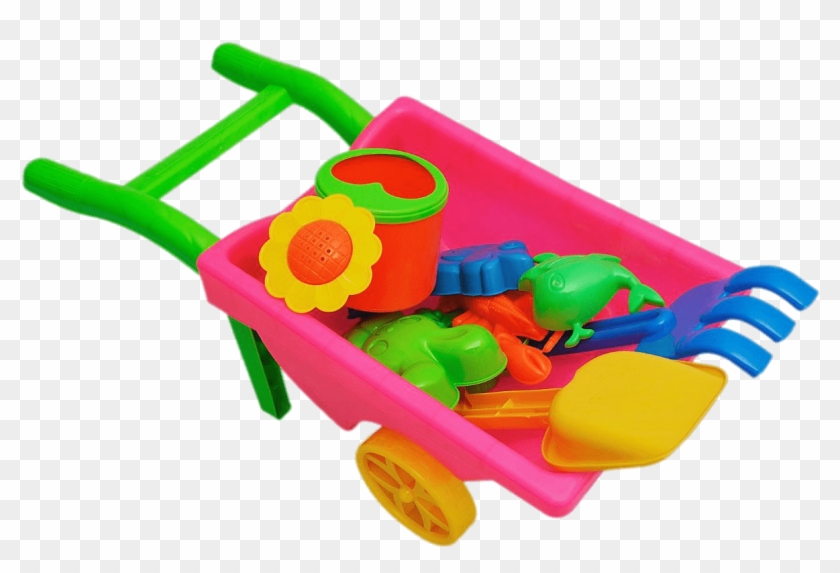Svg Library Stock Beach Toys In Wheelbarrow Transparent - Svg Library Stock Beach Toys In Wheelbarrow Transparent #1538670