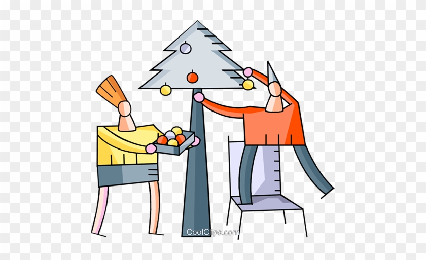 Christmas Scenes Royalty Free Vector Clip Art Illustration - Christmas Scenes Royalty Free Vector Clip Art Illustration #1538934