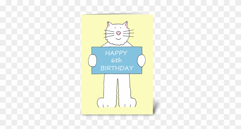 Happy 6th Birthday Cute Cat - Happy 6th Birthday Cute Cat #1538970