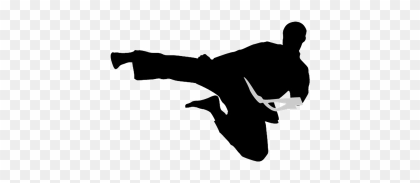 Karate Clipart Silhouette - Karate Clipart Silhouette #1539005