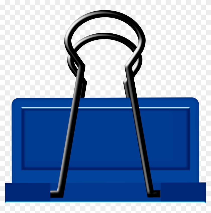 Blue Binder Clip Art - Blue Binder Clip Art #1539035