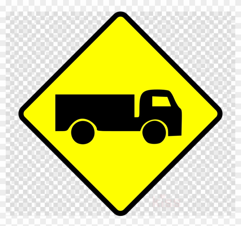 Attention Camion Clipart Warning Sign Clip Art - Attention Camion Clipart Warning Sign Clip Art #1539128