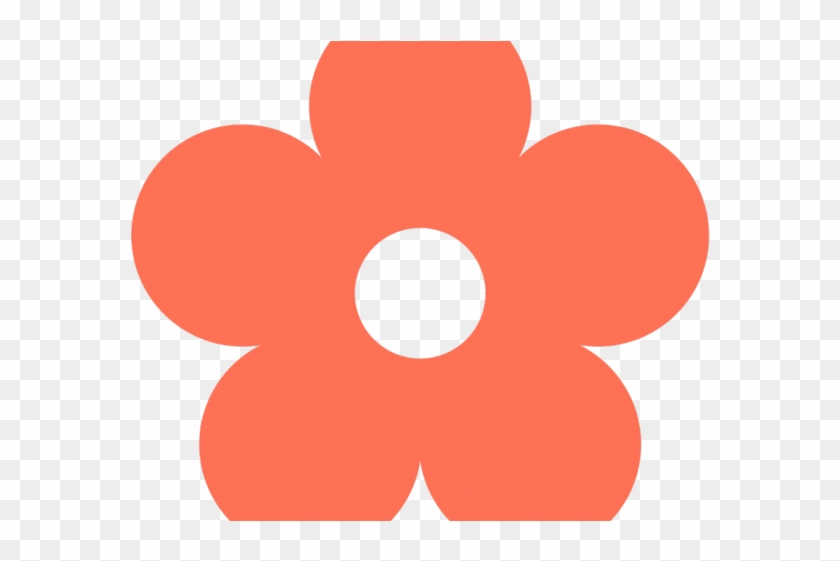 Peach Flower Clipart Transparent - Peach Flower Clipart Transparent #1539171