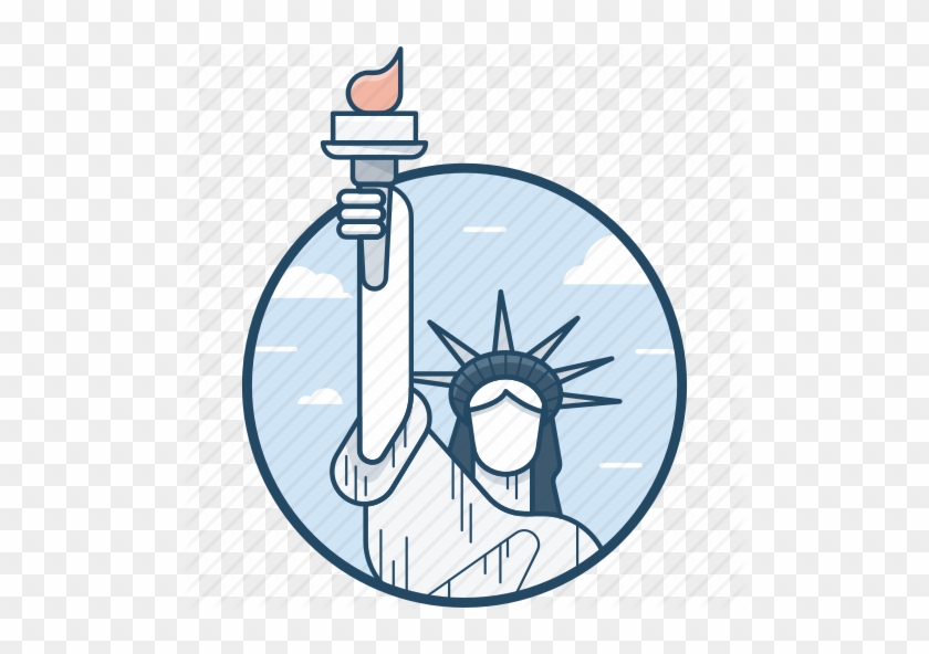 Download New York City Icon Clipart Statue Of Liberty - Download New York City Icon Clipart Statue Of Liberty #1539280