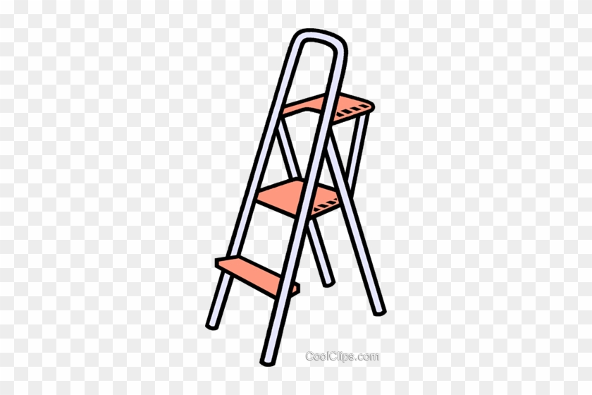 Step Ladder Royalty Free Vector Clip Art Illustration - Step Ladder Royalty Free Vector Clip Art Illustration #1539677