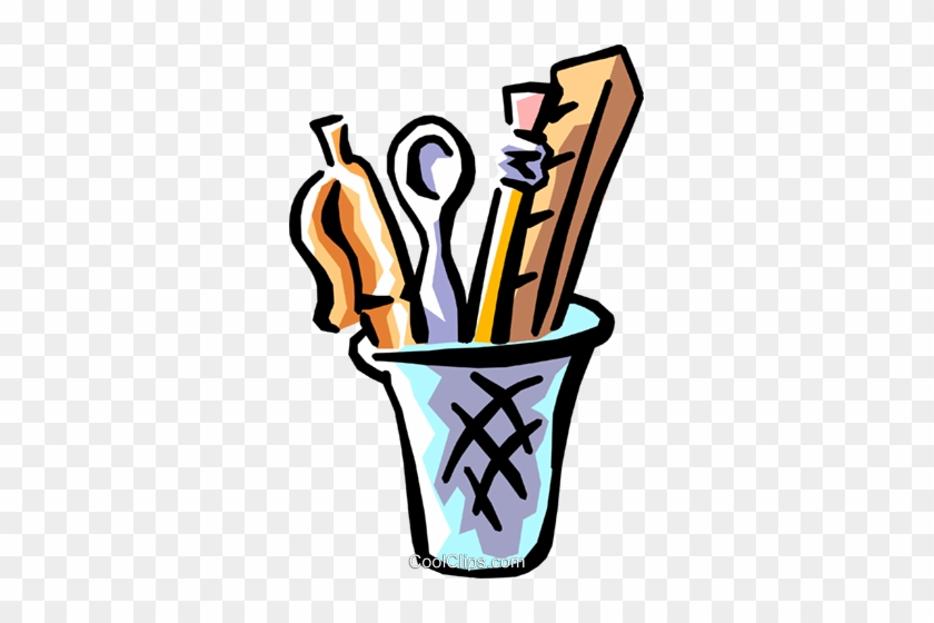 Office Supplies Royalty Free Vector Clip Art Illustration - Office Supplies Royalty Free Vector Clip Art Illustration #1539896