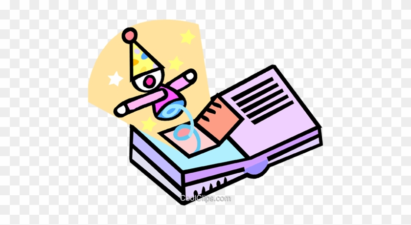 Pop Up Book Royalty Free Vector Clip Art Illustration - Pop Up Book Royalty Free Vector Clip Art Illustration #1540069