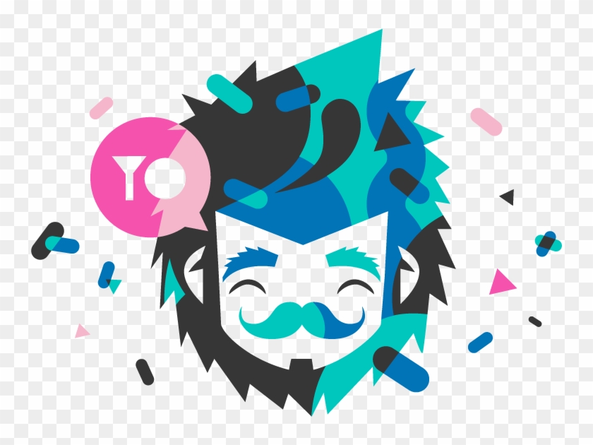 Mustache Clipart Pop Art - Mustache Clipart Pop Art #1540086