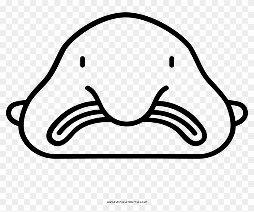 Blobfish Drawing Transparent Background - Blobfish Drawing Transparent Background #1540344