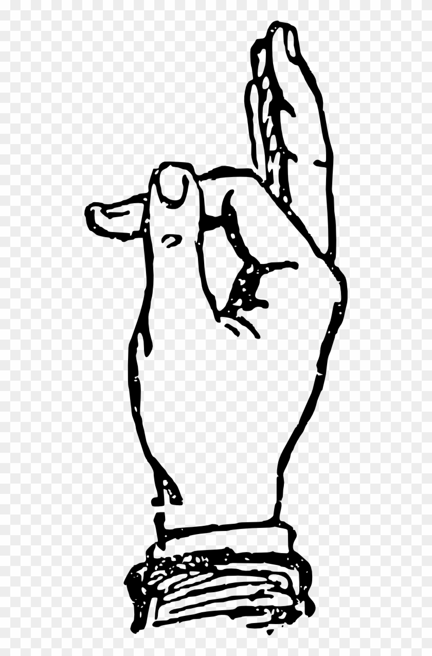 Clipart Deaf Alphabet F D636 - Clipart Deaf Alphabet F D636 #1540638