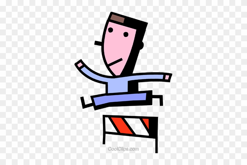 Hurdles Royalty Free Vector Clip Art Illustration - Hurdles Royalty Free Vector Clip Art Illustration #1541371