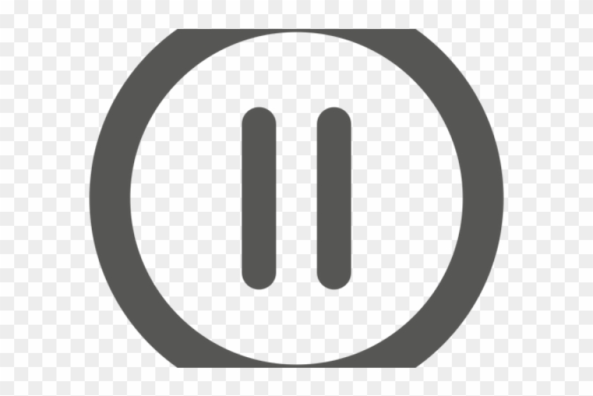 Pause Button Clipart Transparent - Pause Button Clipart Transparent #1541397