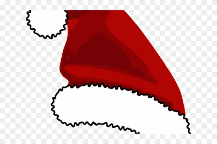 Santa Hat Clipart Line Art - Santa Hat Clipart Line Art #1541446