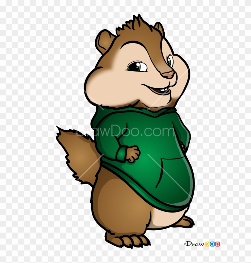 Chipmunk Clipart Draw - Chipmunk Clipart Draw #1541564