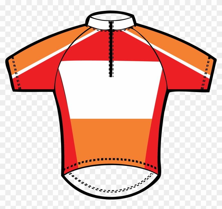 Orange, Red And White Jersey - Orange, Red And White Jersey #1541616