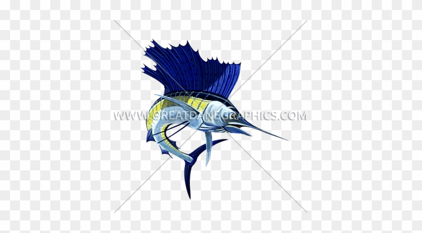 Sailfish Production Ready Artwork - Sailfish Production Ready Artwork #1541621