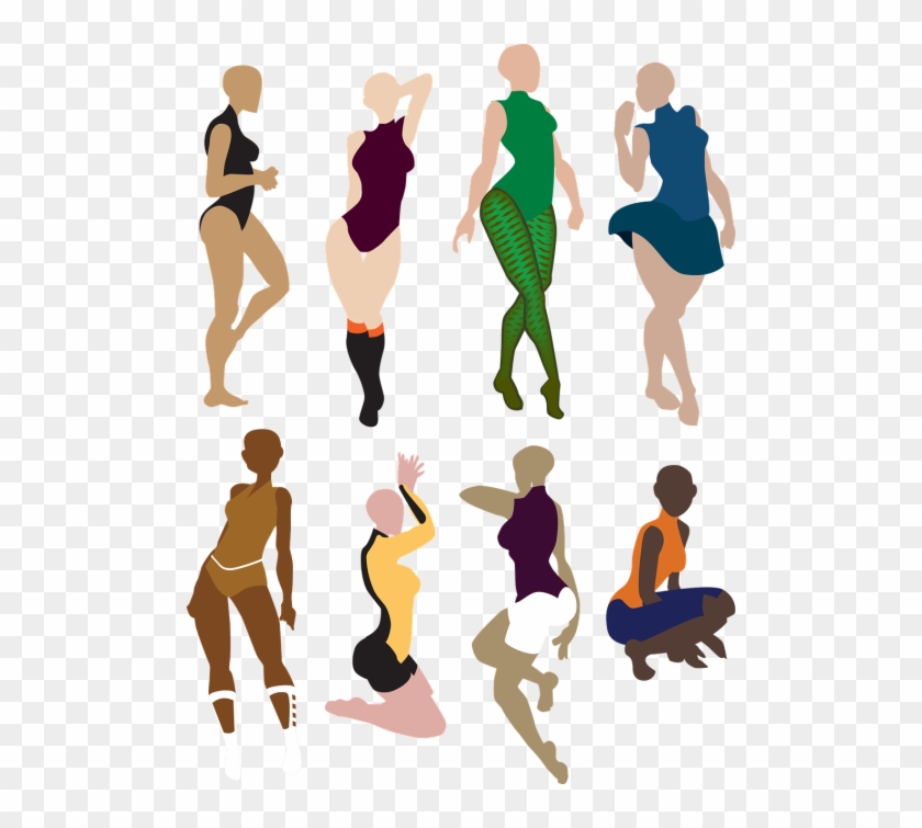 Black Female,white Female,black Woman,jumper Suit,white - Black Female,white Female,black Woman,jumper Suit,white #1541906
