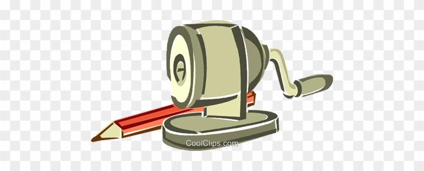 Pencil Sharpener Royalty Free Vector Clip Art Illustration - Pencil Sharpener Royalty Free Vector Clip Art Illustration #1542022