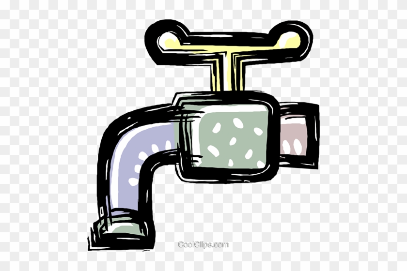 Faucets Royalty Free Vector Clip Art Illustration - Faucets Royalty Free Vector Clip Art Illustration #1542295