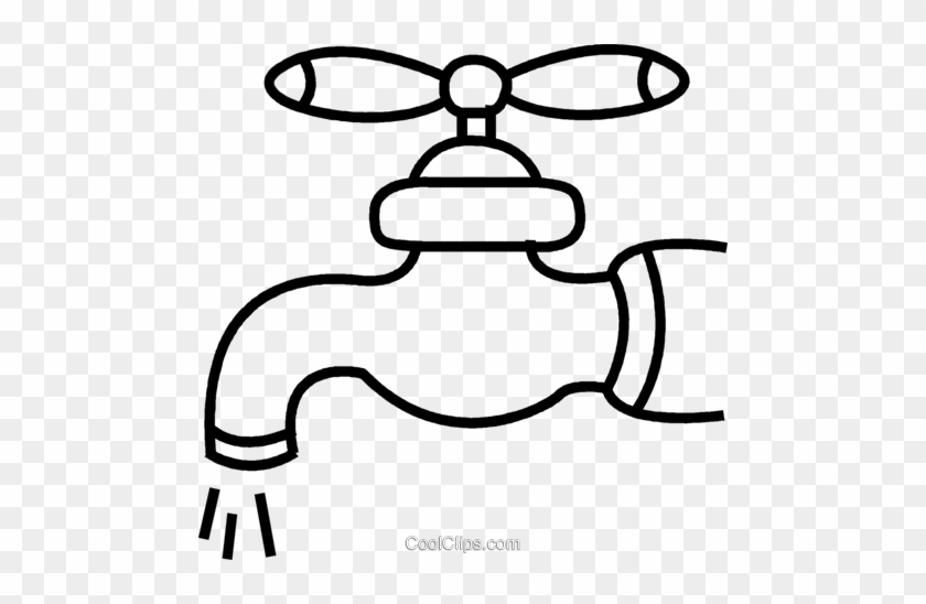Faucet Royalty Free Vector Clip Art Illustration - Faucet Royalty Free Vector Clip Art Illustration #1542330