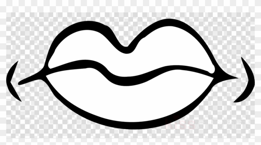Mouth Black And White Clipart Lip Clip Art - Mouth Black And White Clipart Lip Clip Art #1542516