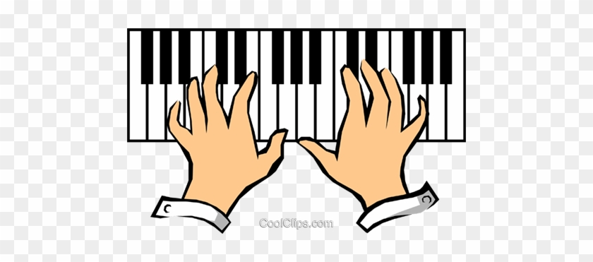 Piano Keyboards Royalty Free Vector Clip Art Illustration - Piano Keyboards Royalty Free Vector Clip Art Illustration #1542809
