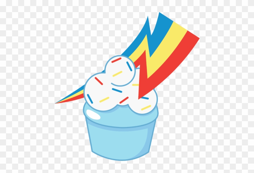Free Png Download Mlp Rainbow Dash Cupcake Png Images - Free Png Download Mlp Rainbow Dash Cupcake Png Images #1543216