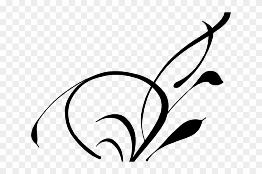 Flourish Clipart Funeral Program - Flourish Clipart Funeral Program #1543237