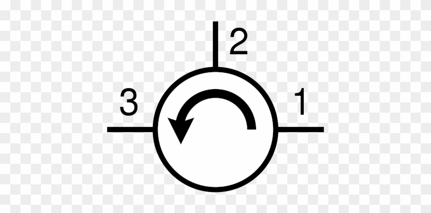Ansi And Iec Standard Schematic Symbol For A Circulator - Ansi And Iec Standard Schematic Symbol For A Circulator #1543631