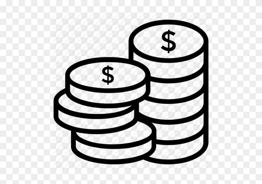 Coins Stack Money Icon - Coins Stack Money Icon #1543712