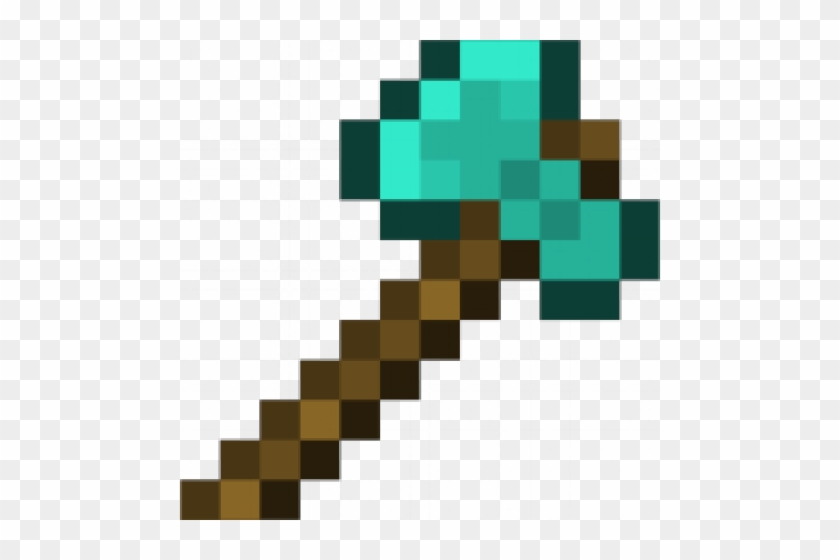 Axe Clipart Minecraft Diamond - Axe Clipart Minecraft Diamond #1543794