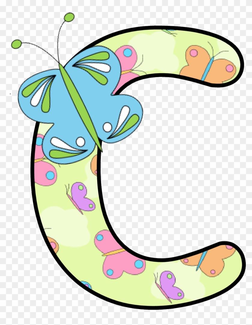 Butterflies Clipart Alphabet - Butterflies Clipart Alphabet #1543925
