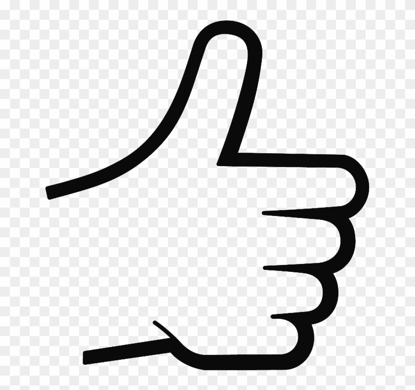 Thumb Signal Drawing Sketch Line Art - Thumb Signal Drawing Sketch Line Art #1544267