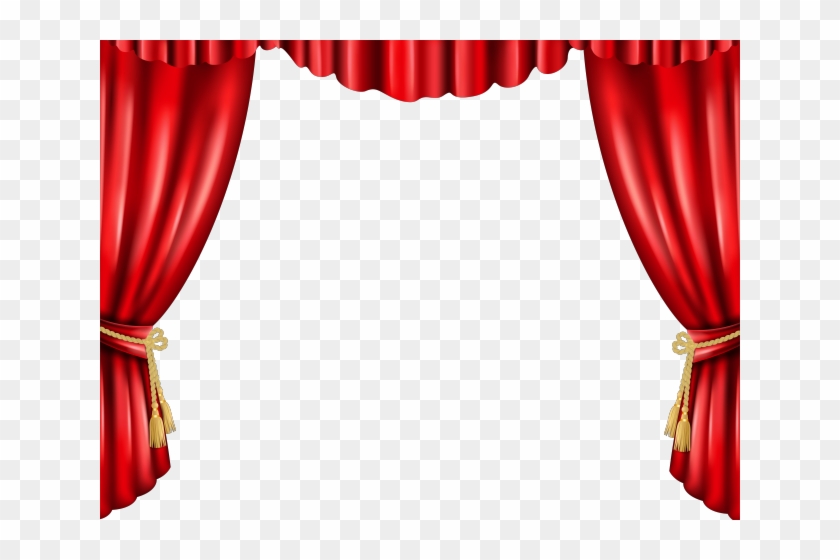 Curtain Clipart Old Theater - Curtain Clipart Old Theater #1544332