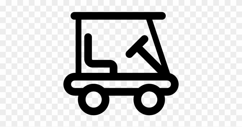 Golf Car Vector - Golf Car Vector #1544732