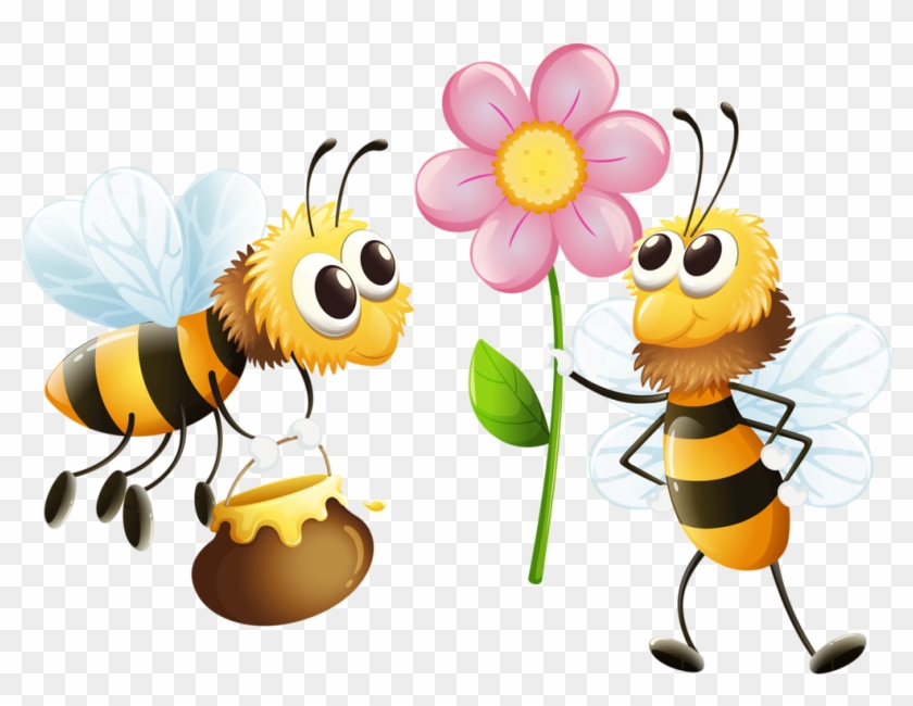 Bees Vector Bee Clipart - Bees Vector Bee Clipart #1544924