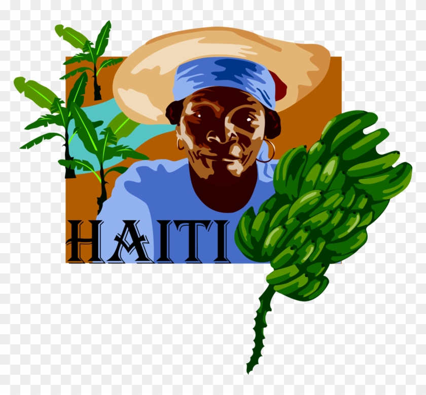 Vector Illustration Of Haiti Postcard Design With Haitian - Vector Illustration Of Haiti Postcard Design With Haitian #1545000