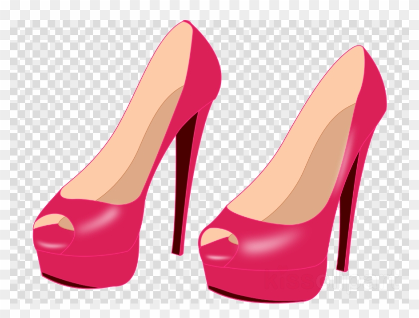 Download Pink High Heels Clip Art Clipart High-heeled - Download Pink High Heels Clip Art Clipart High-heeled #1545363