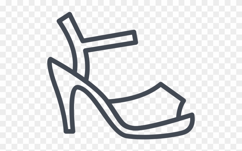 Women Shoes Outlined - Women Shoes Outlined #1545451