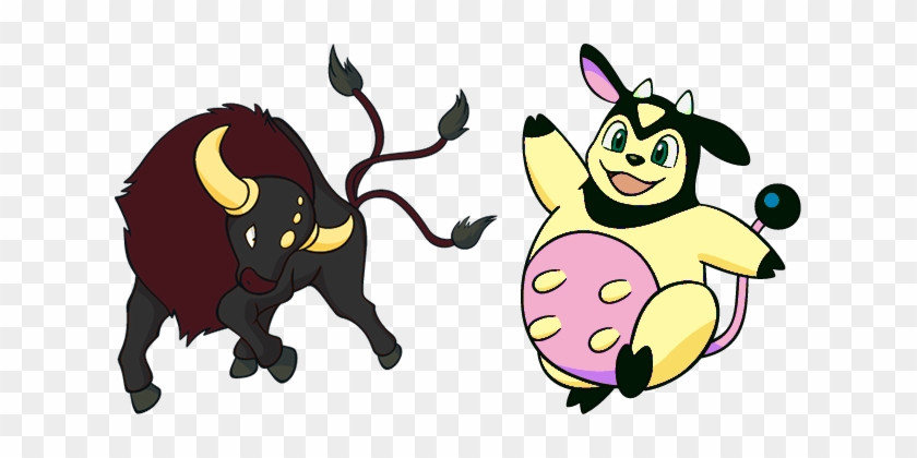 Tauros And Miltank By High Jump Kick On Deviantart - Tauros And Miltank By High Jump Kick On Deviantart #1545452